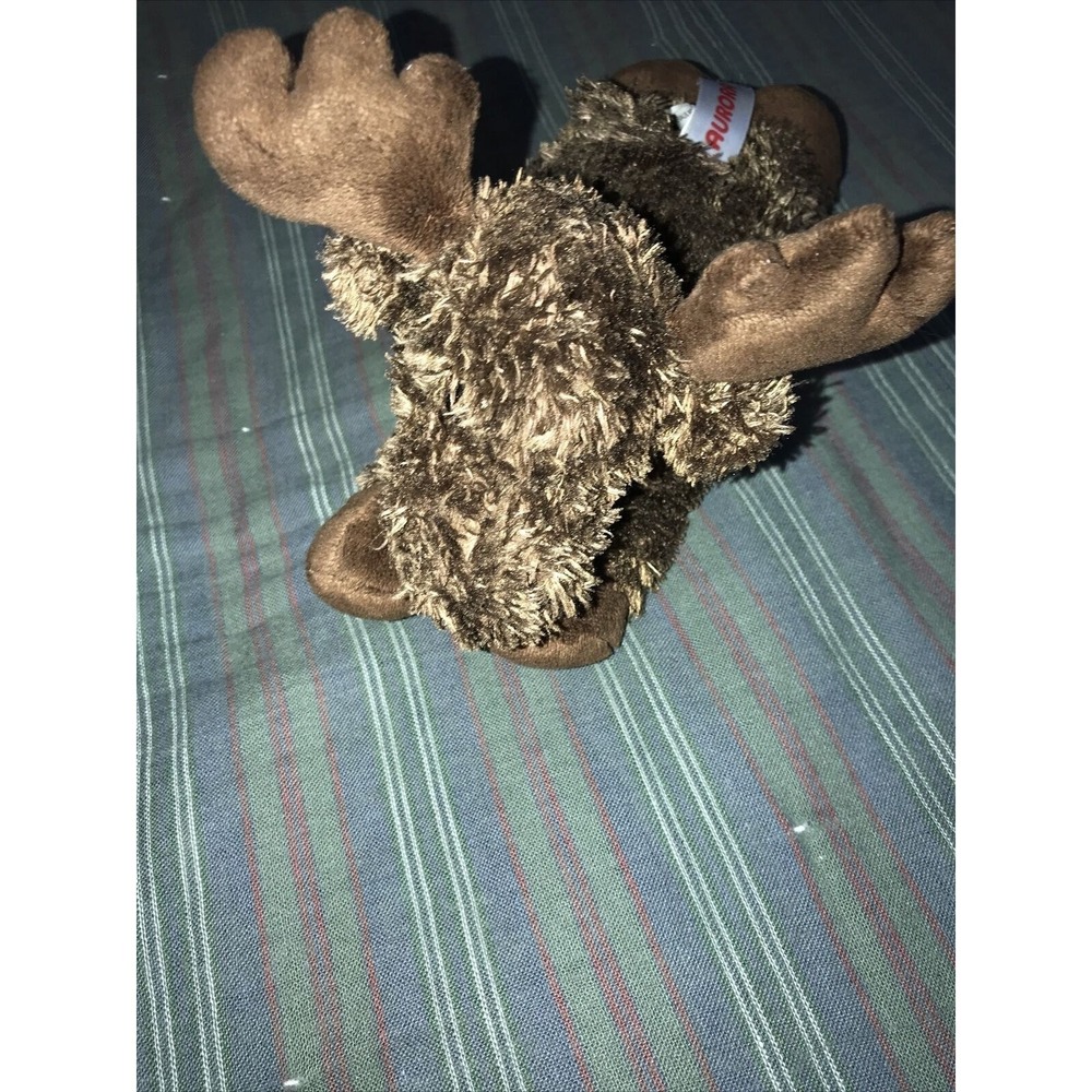 Aurora Brown Moose Soft Fur Plush Wild Animal‎ 2016